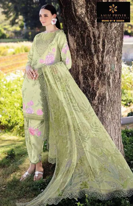 Aaliz 3085 A to D Cotton Printed Dress Material Wholesale Clothing Suppliers In India
